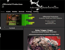 Tablet Screenshot of differential-productions.com